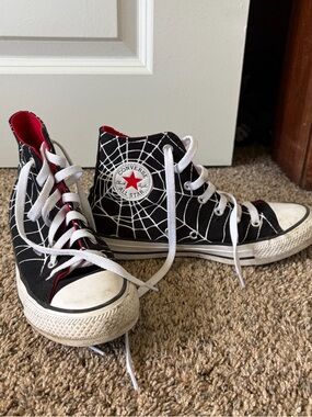 High Top Spiderweb Big Kids Converse